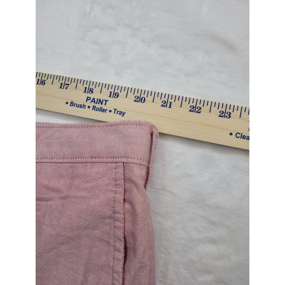 NWT Jos. A.‎ Bank 1905 Chino Shorts Mens 42 Pink Cotton Oxford Flat Front